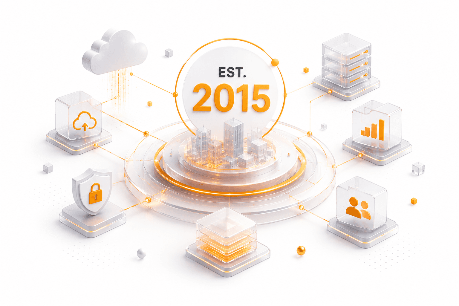 Founded in 2015 illustration