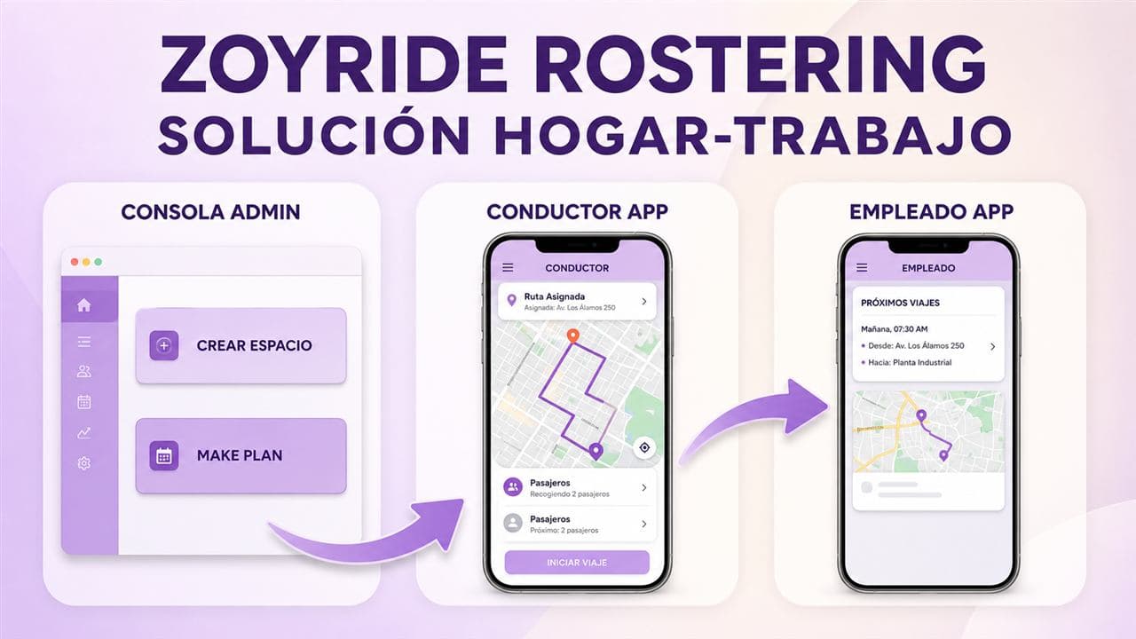 Rostering: Flujo Regular de Casa al Trabajo