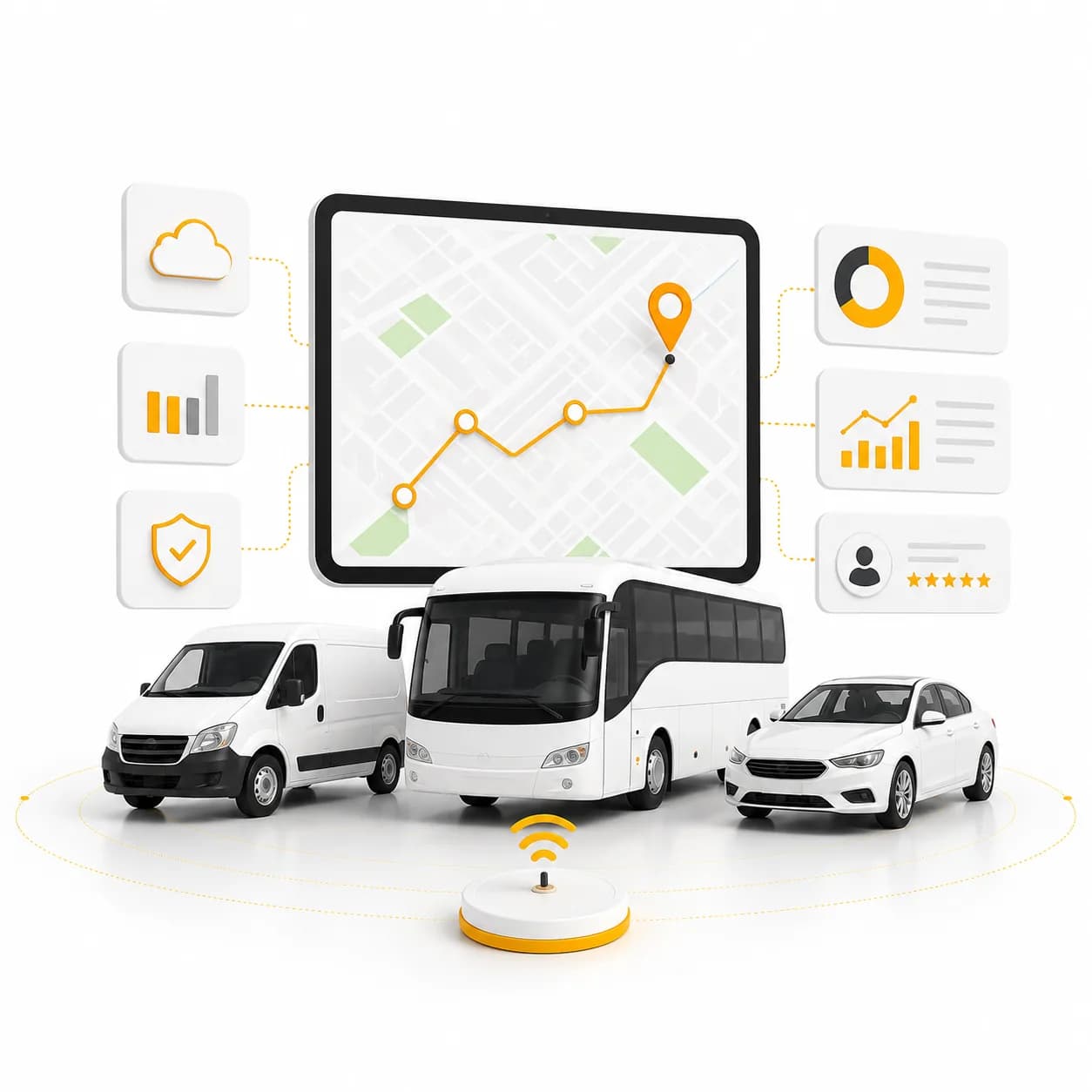 Fleet management dashboard