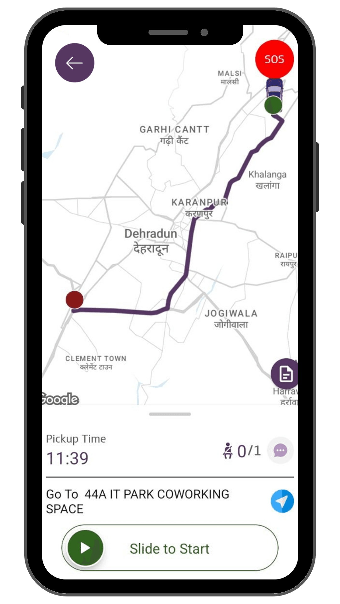 Zoyride Driver App screenshot