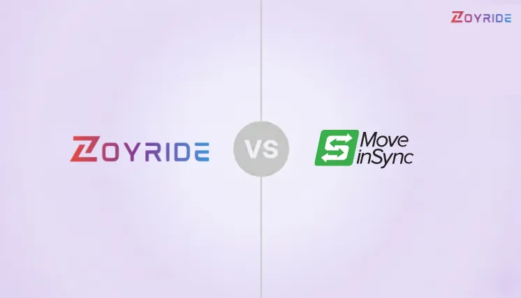 Comparação entre Zoyride e MoveInSync para empresas em software de transporte de funcionários