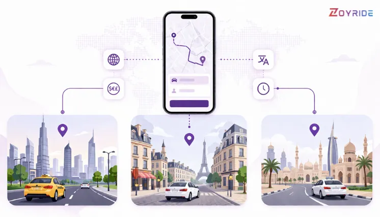 customize your ride hailing app for different cities or countries