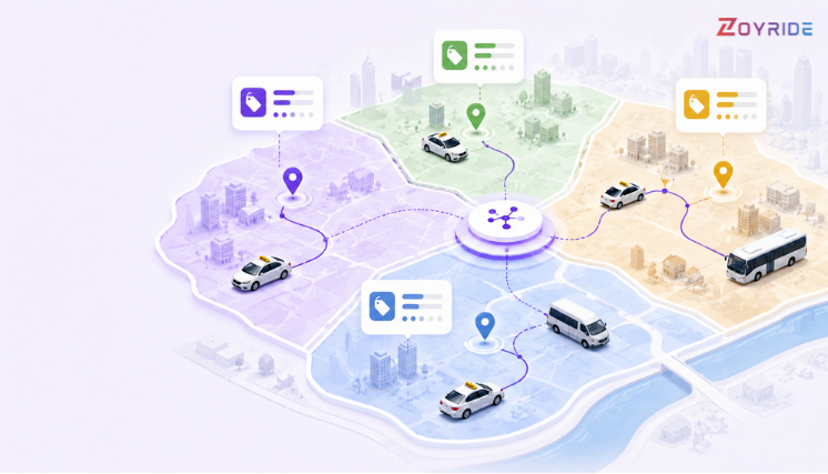 How Multi-Zone Fare Rules Help Taxi Companies Compete Locally | Zoyride Insights