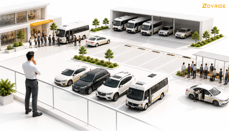 Fleet Capacity Planning: How Many Vehicles Does Your Business Actually Need? | Zoyride Insights