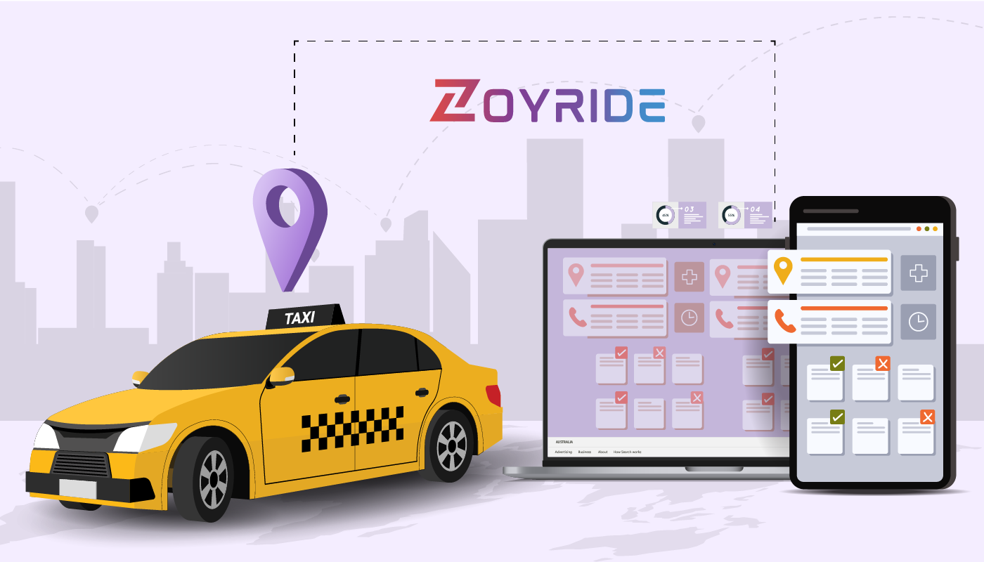 Zoyride Taxi Dispatch Software Taxi dispatch software for managing bookings and fleet operations