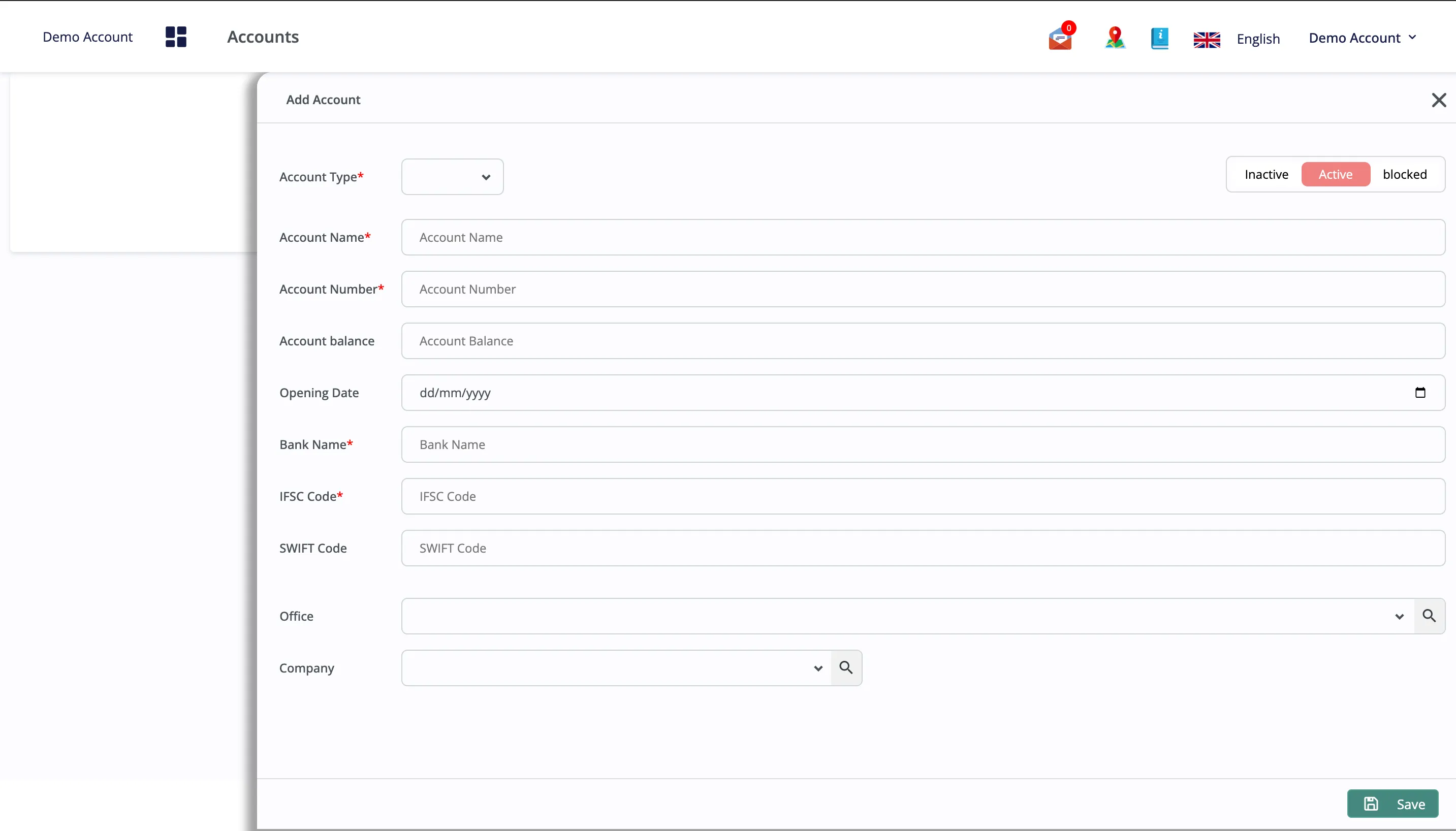 Account Data Account Data