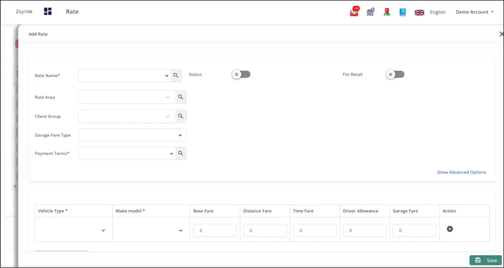 Rate Data Rate Data