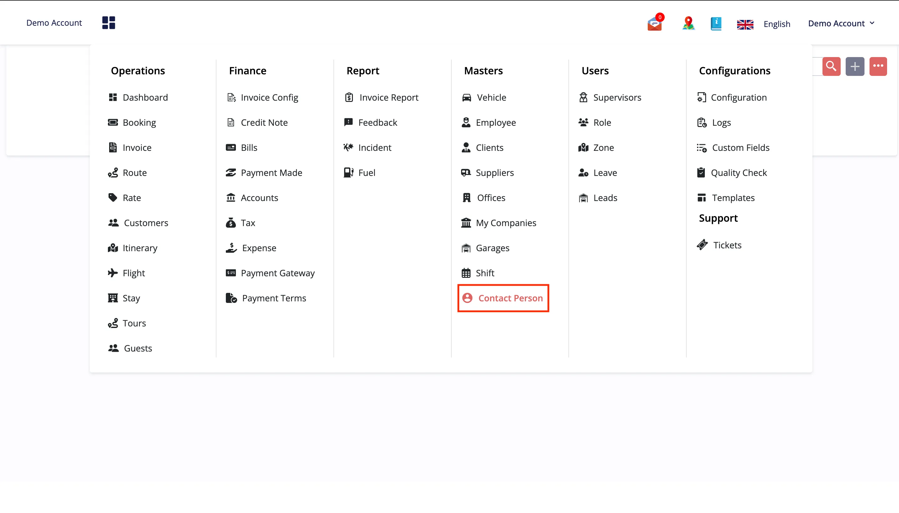 Contact Person Module